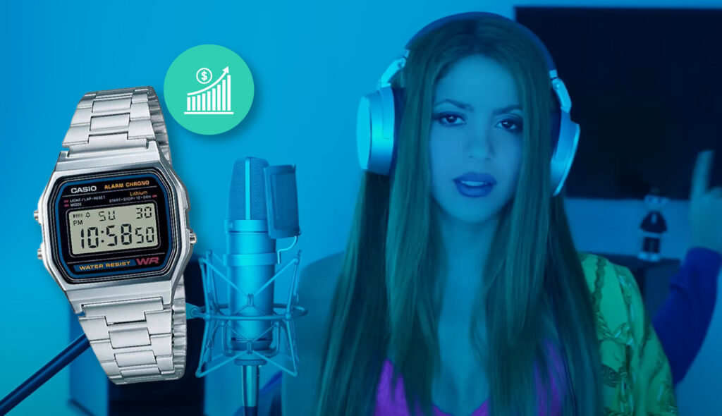 ¿Cómo impactó la canción de Shakira a la marca Casio?